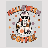 Halloween Coffee Ghost DTF Transfer